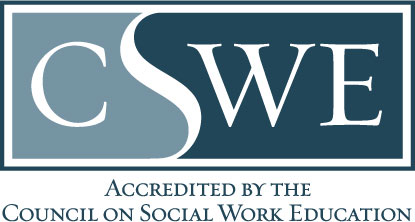 Accredited by the Council on Social Work Education badge